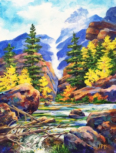 Fall in the High Country painting by Jean Pierre DeBernay