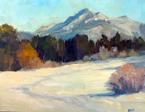 A Chill in the Air oil painting by Amy Evans