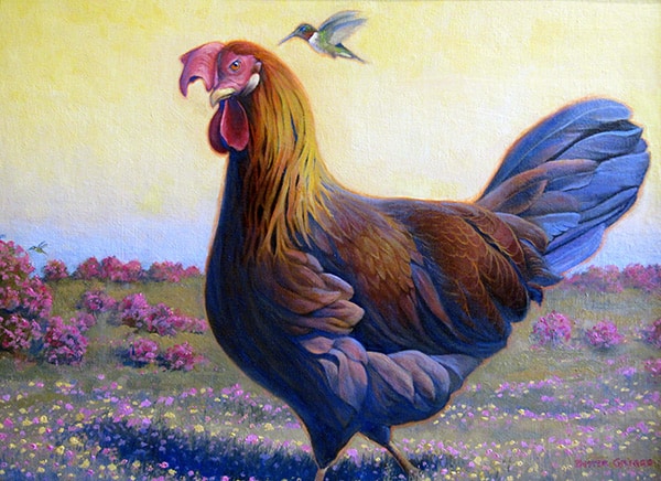 Hey I'm Not a Flower oil painting by Buster Griggs