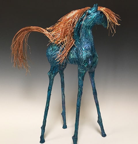 horse sculpture art