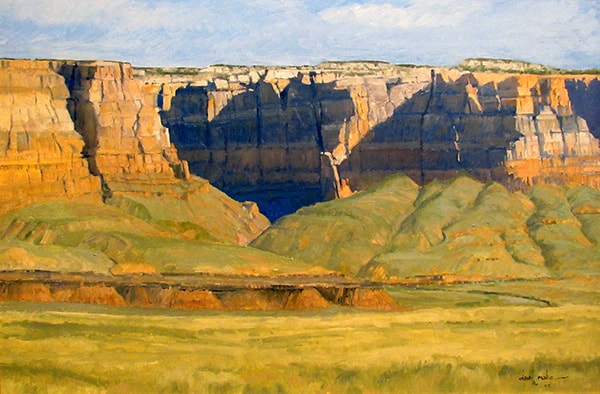 Vermillion Cliffs painting, Dean Mabe