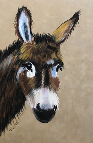 Jasper, donkey wall art
